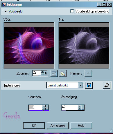 screentjeinkleuren